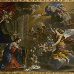 Papier Peint Panoramique Peinture 19e siècle Charles Poerson - L'Annonciation