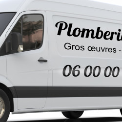 Lettrage adhésif voiture