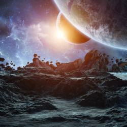 Papier Peint Panoramique Lune Univers Papier Peint Panoramique Lune Univers