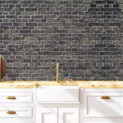 Papier peint Panoramique Briques grises