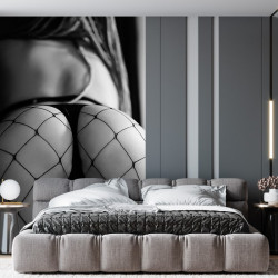 Papier Peint Panoramique Femme Sexy Fesses Resille