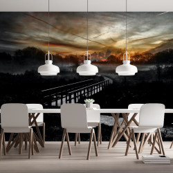 Papier peint Panoramique Paysage Nuit