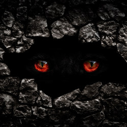 Papier Peint Panoramique Yeux de Chat Horreur Papier Peint Panoramique Yeux de Chat Horreur