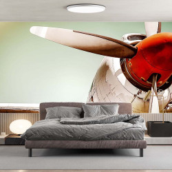 Papier Peint Panoramique Avion Vintage 2