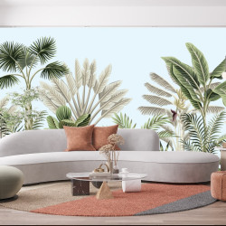 Papier peint Panoramique Arbres Tropicaux