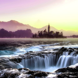 Papier Peint Panoramique Lac Fantastique Papier Peint Panoramique Lac Fantastique