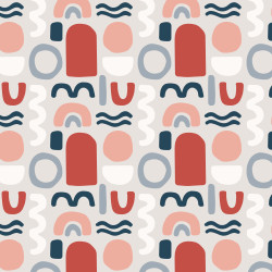 Papier Peint Panoramique Motifs Arrondis