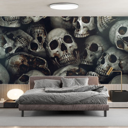Papier Peint Panoramique Tête de Mort Skull 1