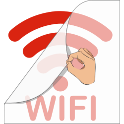 Autocollant vinyle à la forme