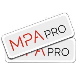 Autocollant rectangle arrondi