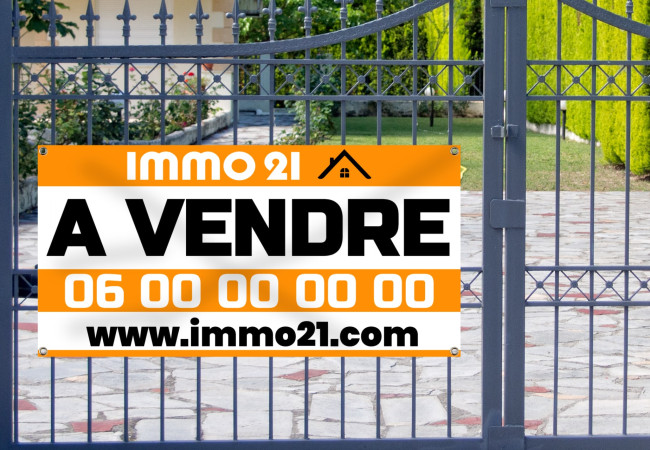 Banderole agence immobilière