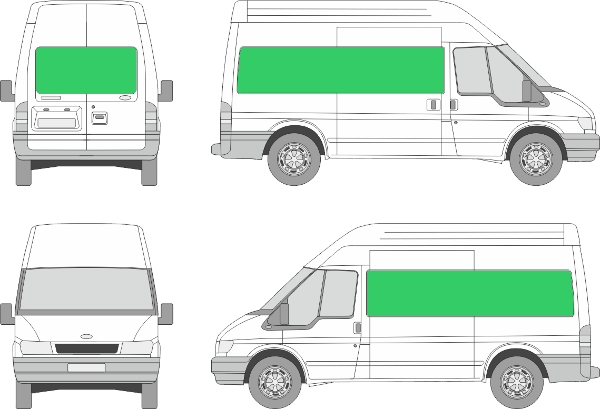 Ford Transit L2H3 (2000-2005)