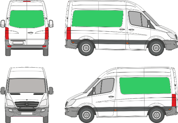 Mercedes Benz Sprinter L1H2 (2006-2017)