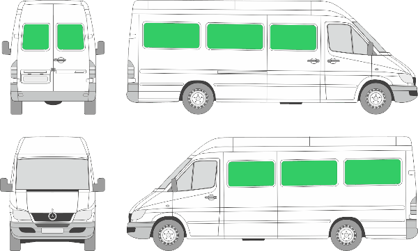 Mercedes Benz Sprinter L3H3 (2000-2005)