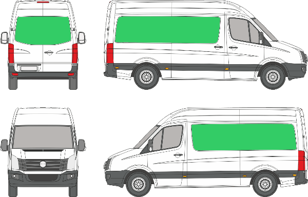 Volkswagen Crafter L1H3 (2006-2016)