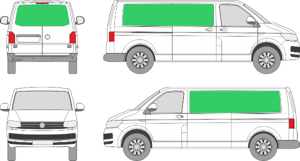 Volkswagen Transporter L2H1 (2009-2024)